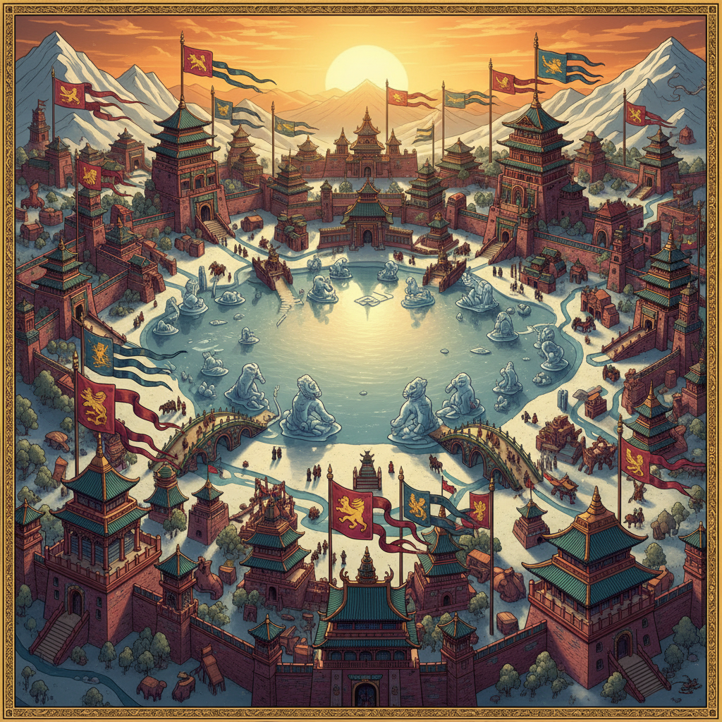 The Golden Labyrinth of Xanadu: Winter's Lion Guard by Marco Polo