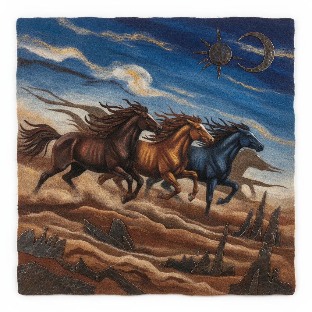 Ten Thousand Hooves Strike the Throne by Khutulun