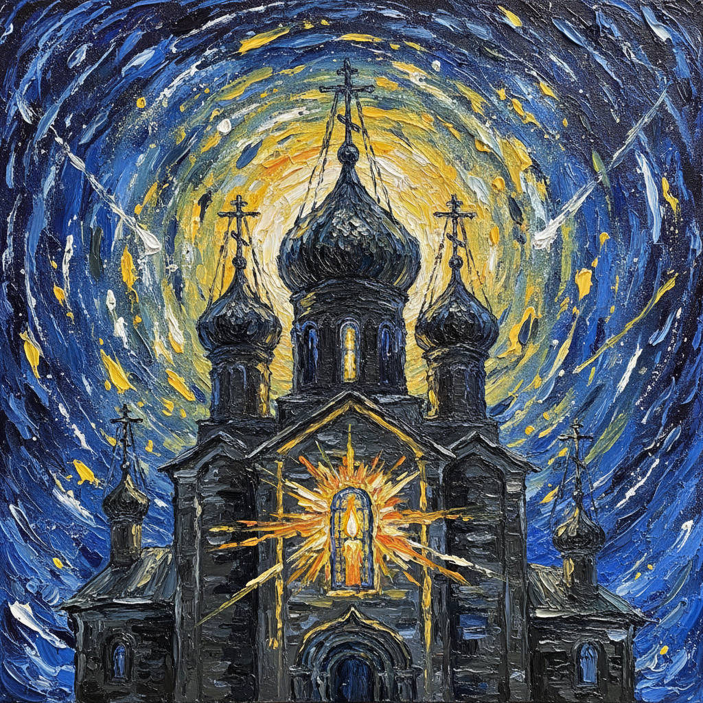 The Tormented Soul's Midnight Vigil by Vincent van Gogh