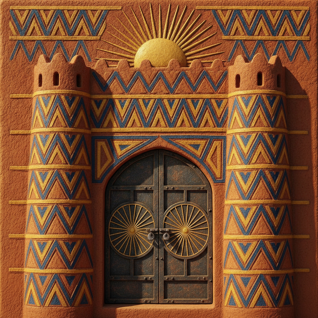 The Sun-Fortress of Zazzau by Queen Amina of Zaria