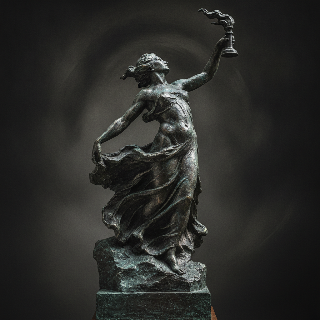 The Vigilant Spirit of Healing by Auguste Rodin