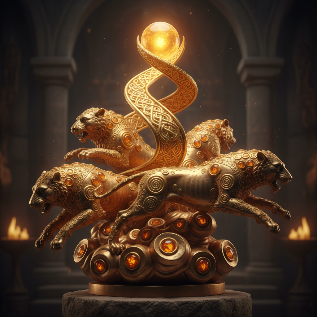 Fólkvangr's Golden Ascent by Freya