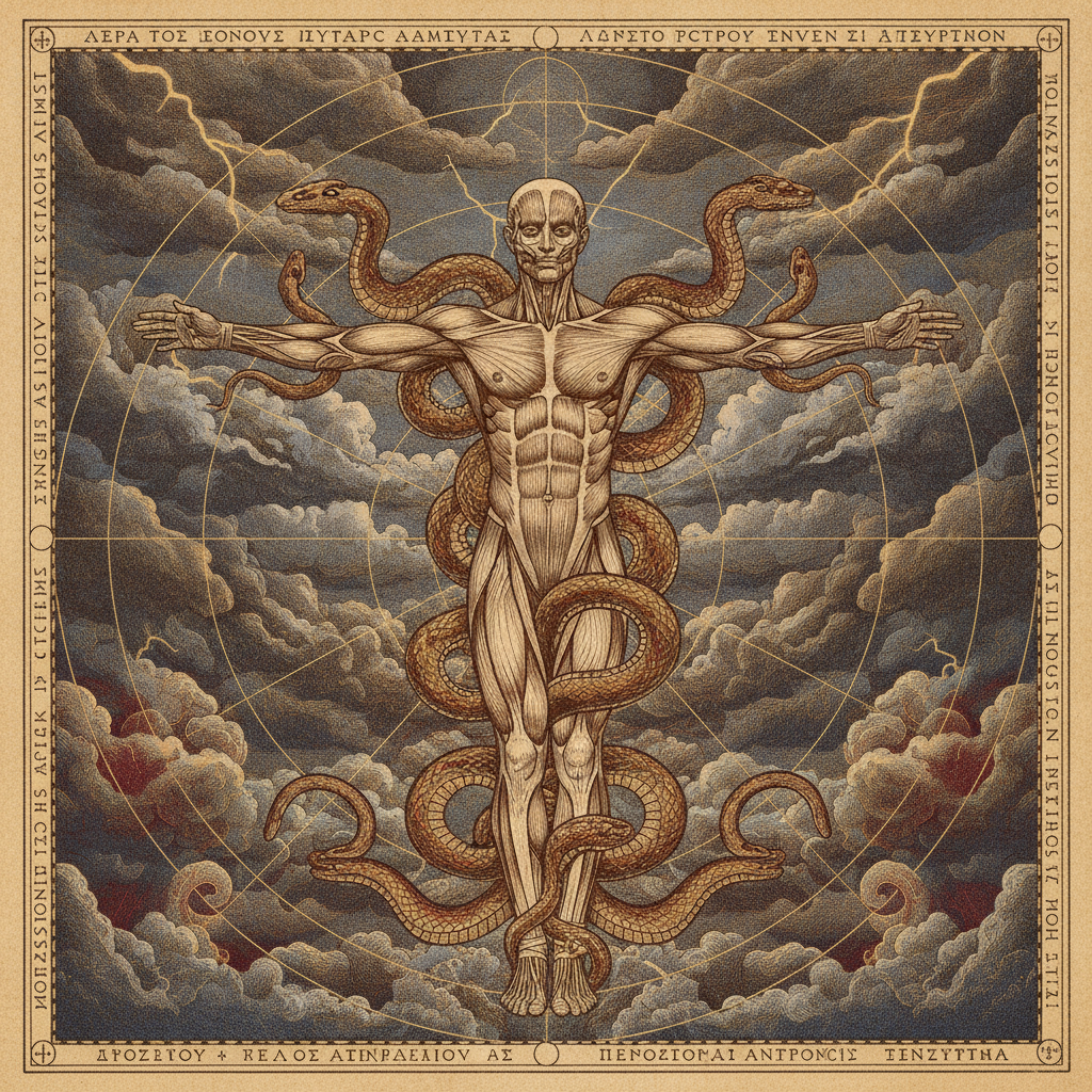 The Anatomical Symphony of Pneuma and Tempest by Galen