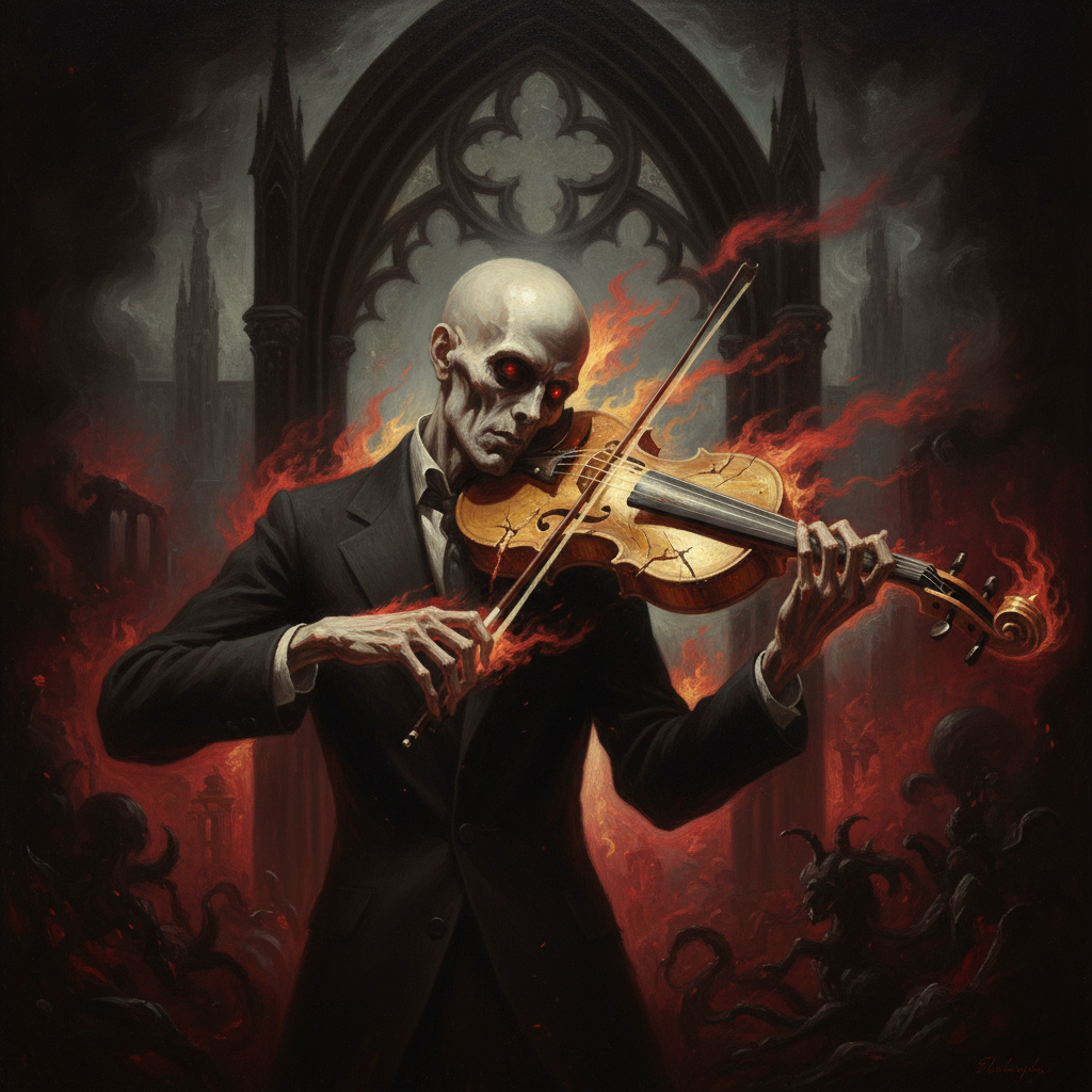 The Phantom's Soliloquy on the Fourth String by Niccolò Paganini