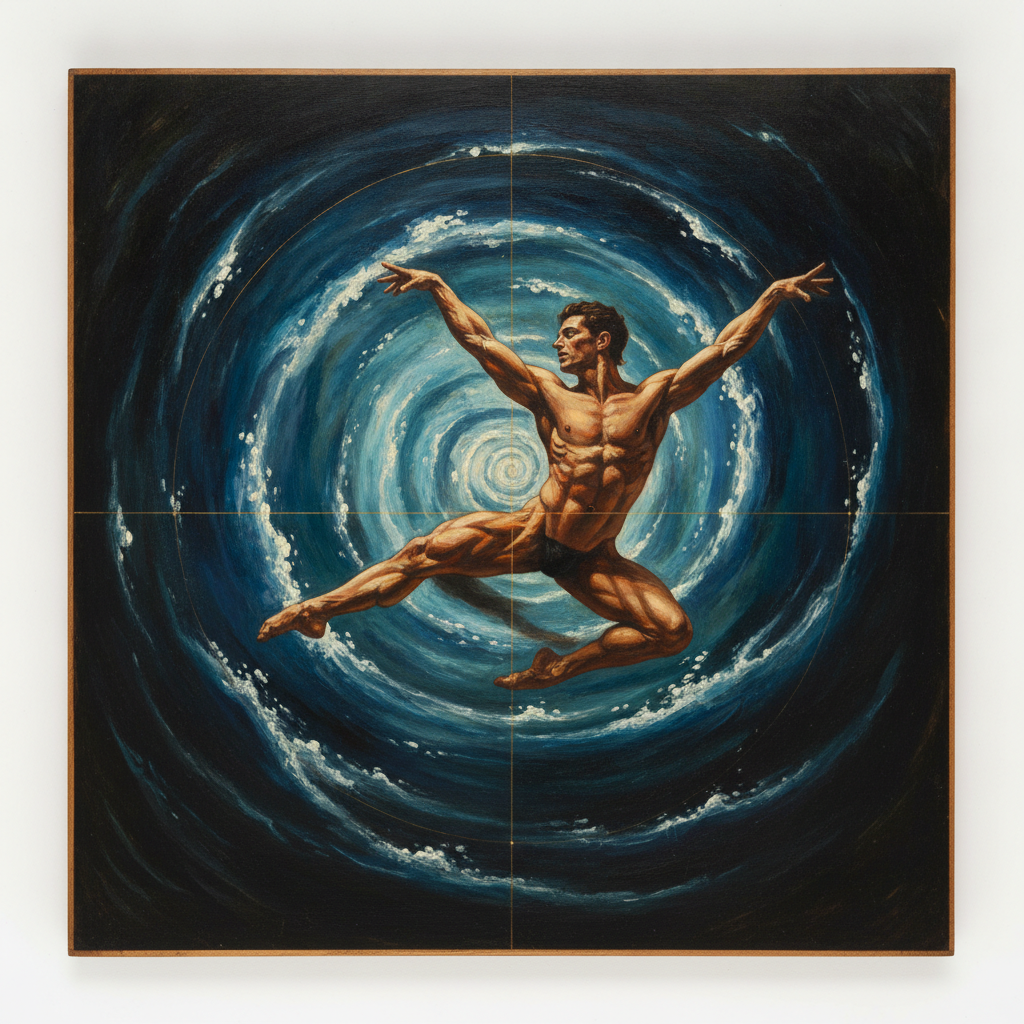 The Anatomy of Grace in Motion by Leonardo da Vinci