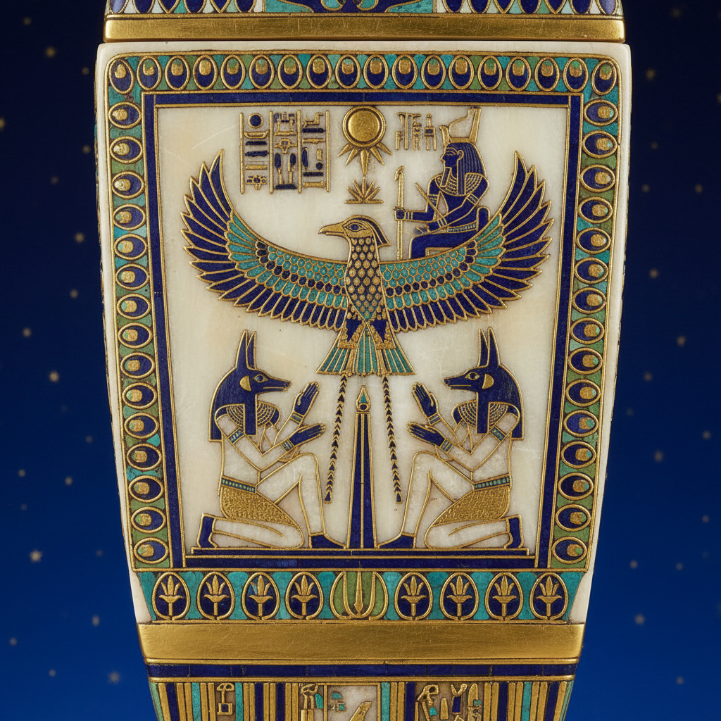The Sacred Guardian of Eternal Passage by Tutankhamun