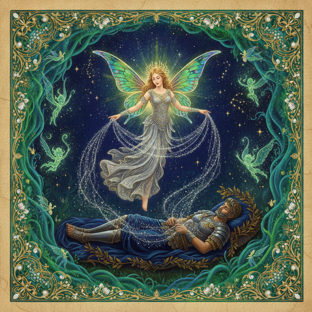 Stoic Slumber Beneath the Moonlit Bough by Titania