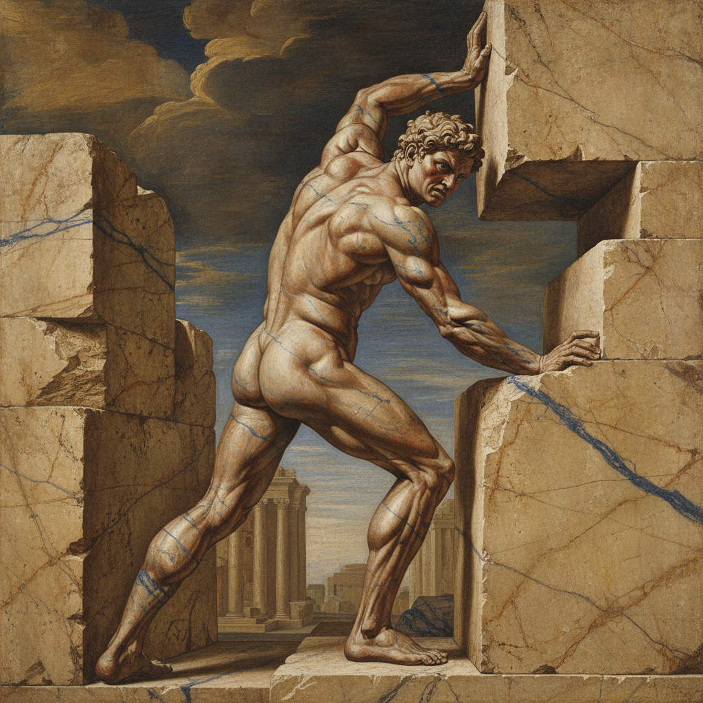 The Awakening of Ignorance by Michelangelo