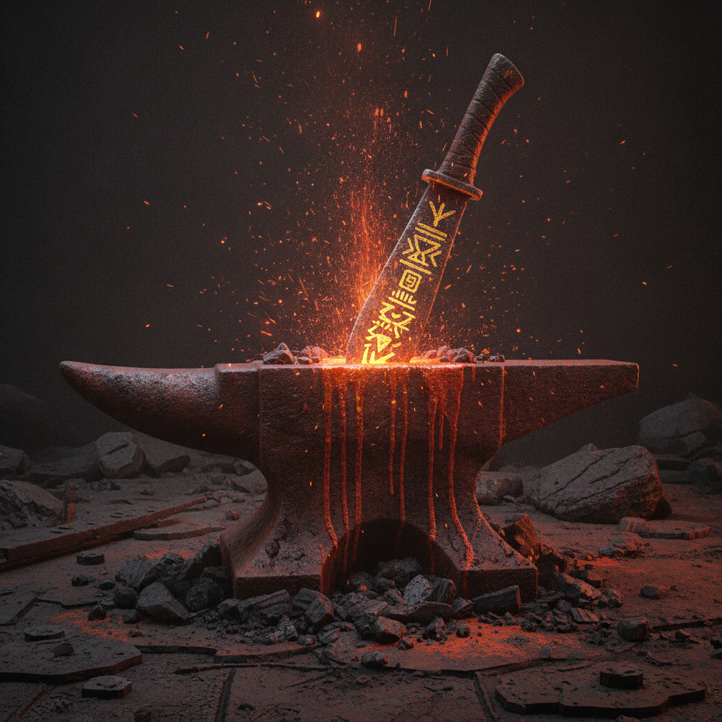 Anvil of the First Trail by Ogun