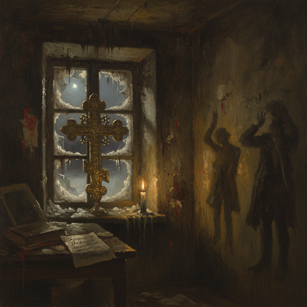 The Golden Cross in the St. Petersburg Garret by Fyodor Dostoyevsky