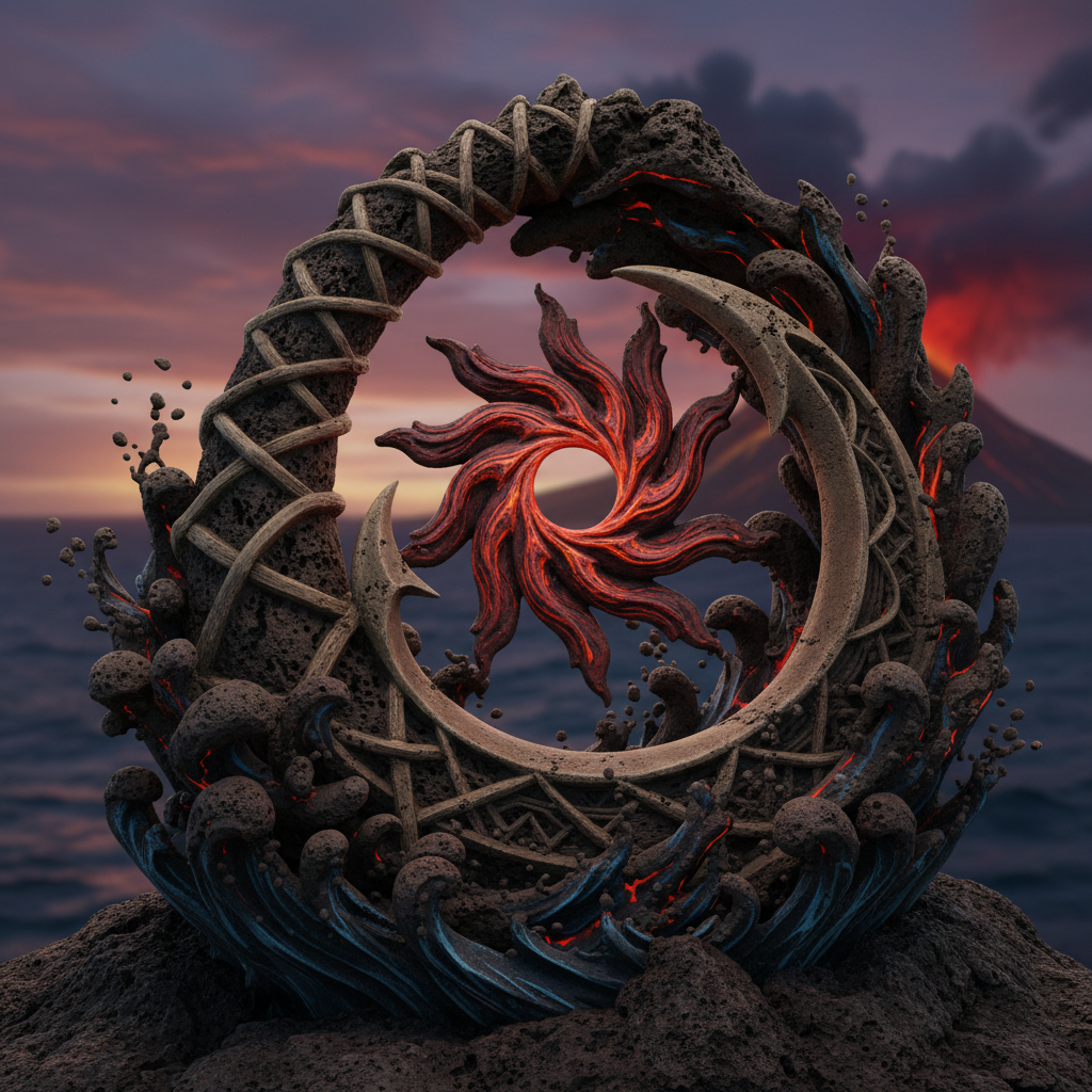 The Sun's Fiery Snare by Maui