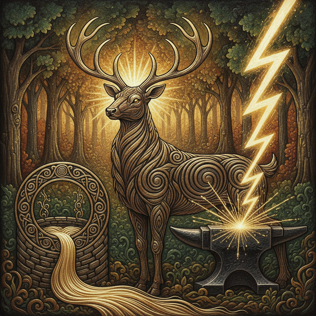 Antler of the Hearthfire by Brigid