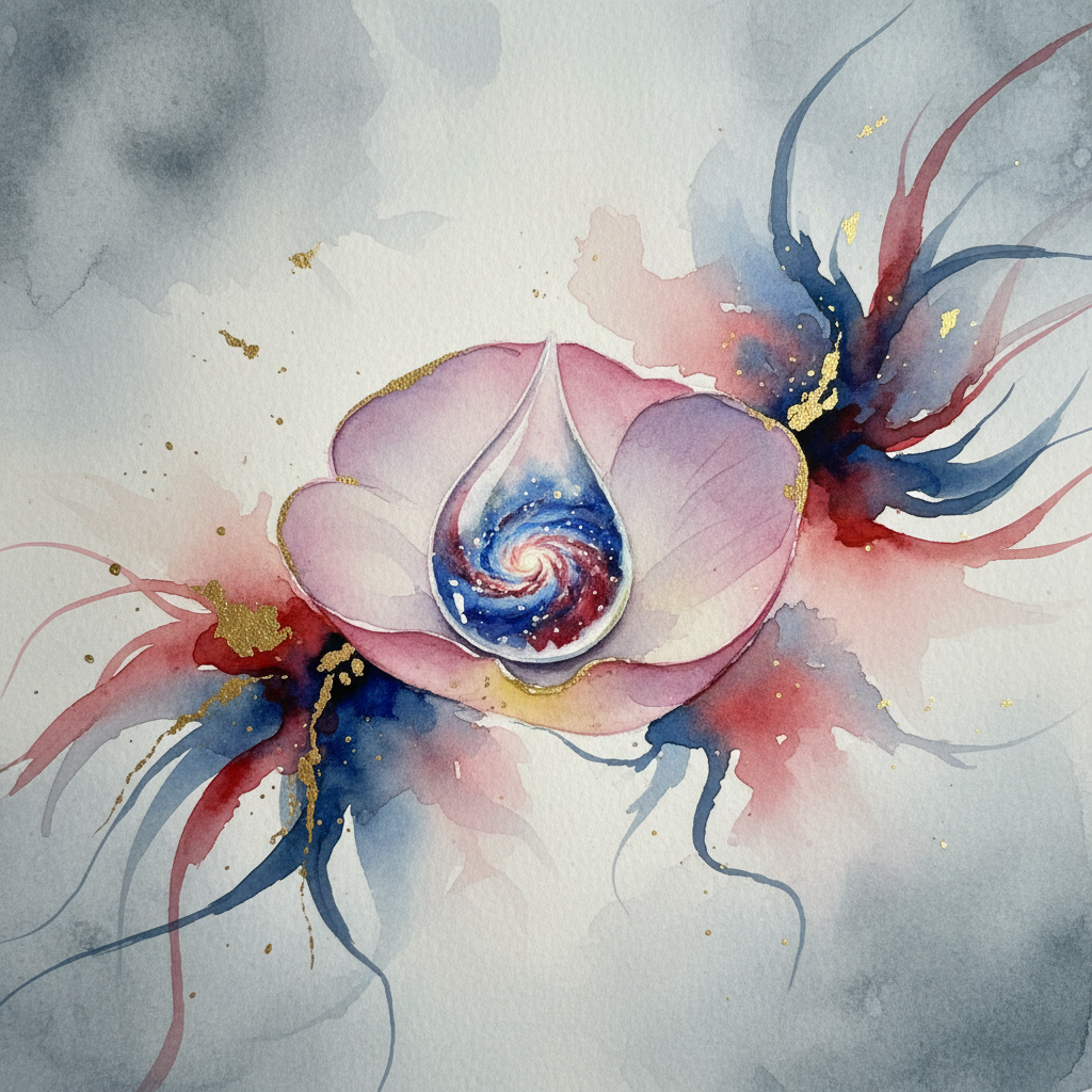 The Ocean's Tear, A Petal's Embrace by Rumi
