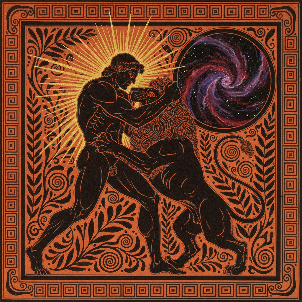 The Nemean Pelt Forged in Blood and Stars by Hercules