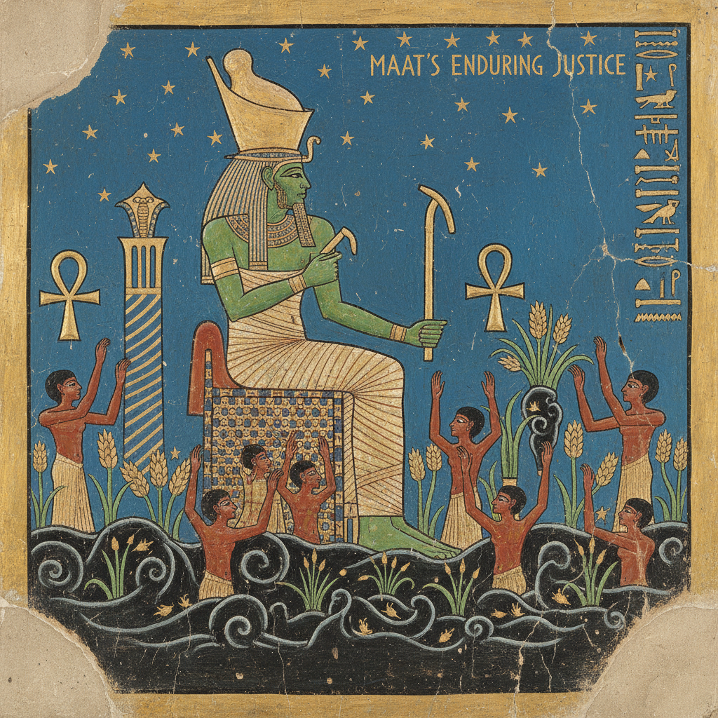 Ma'at's Enduring Justice by Osiris