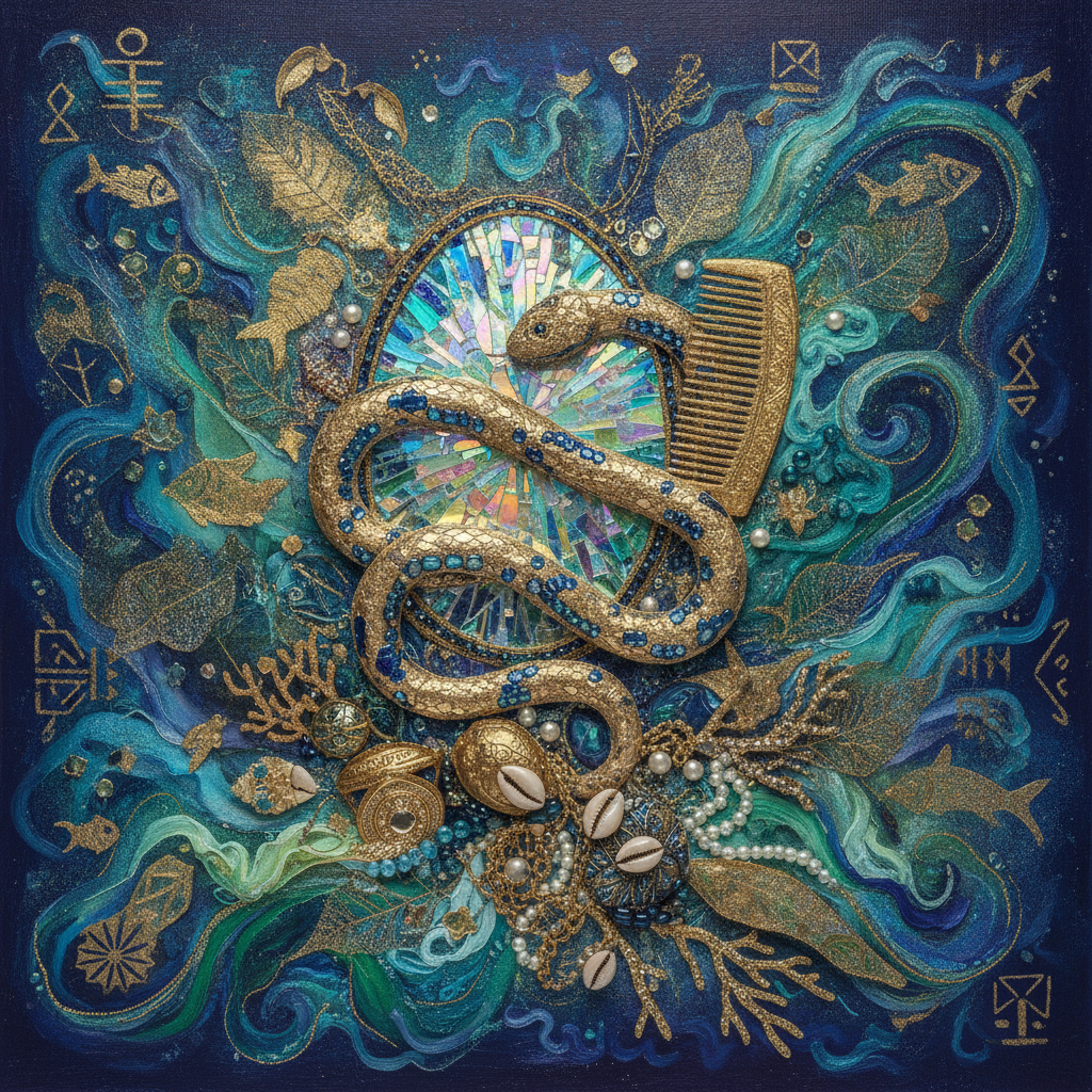 Gilded Depths of the Golden Nile by Mami Wata
