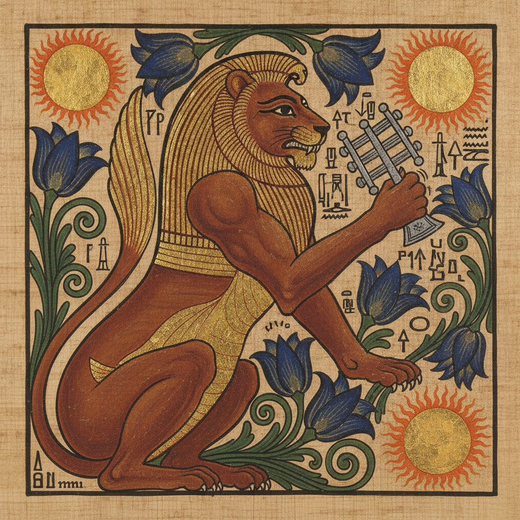 The Lioness Who Wrote the Dawn by Bastet