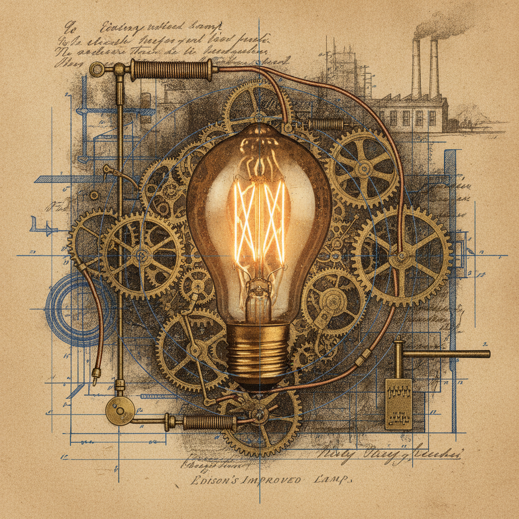 The Infinite Filament of Progress by Thomas Edison