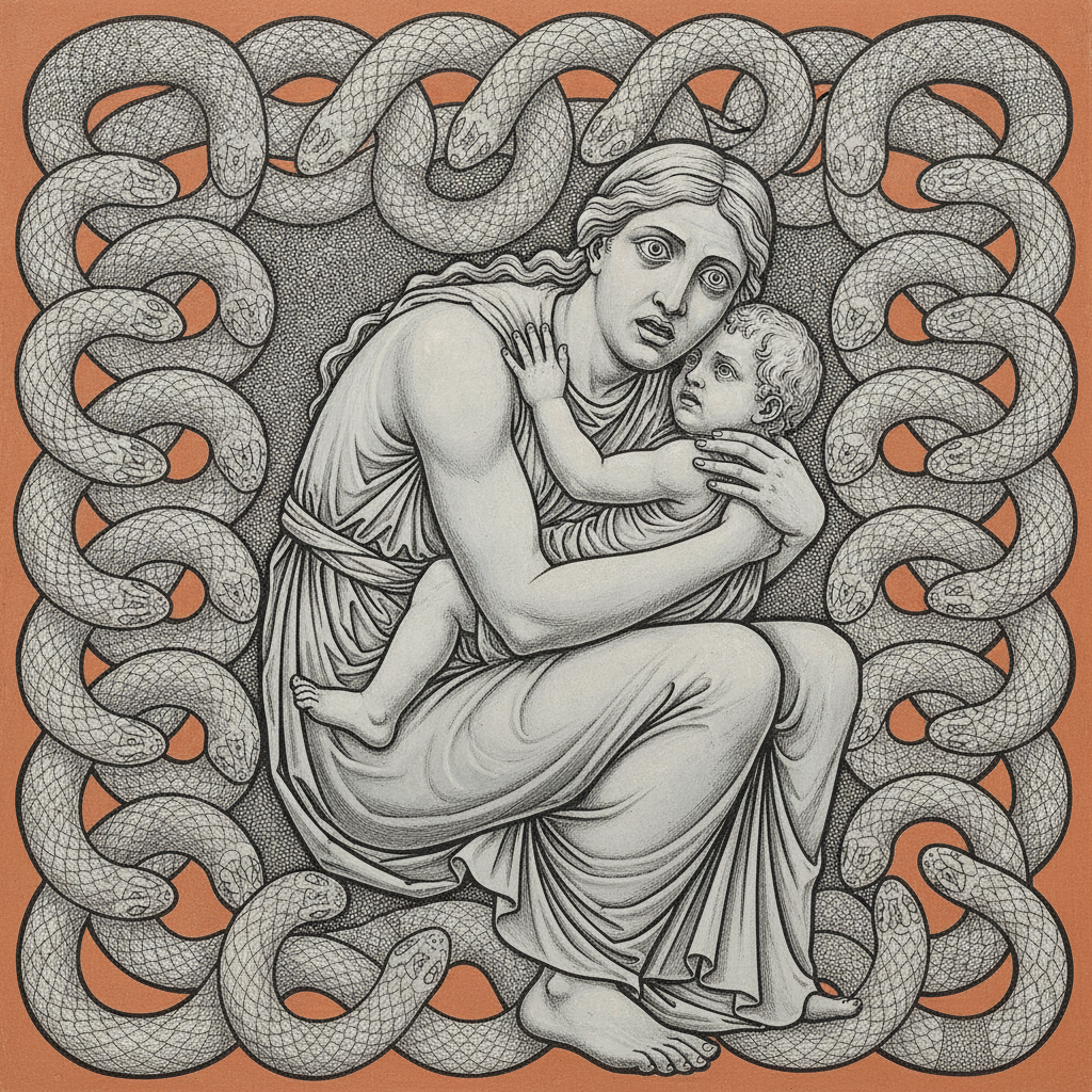 The Last Lullaby in Marble by Medusa