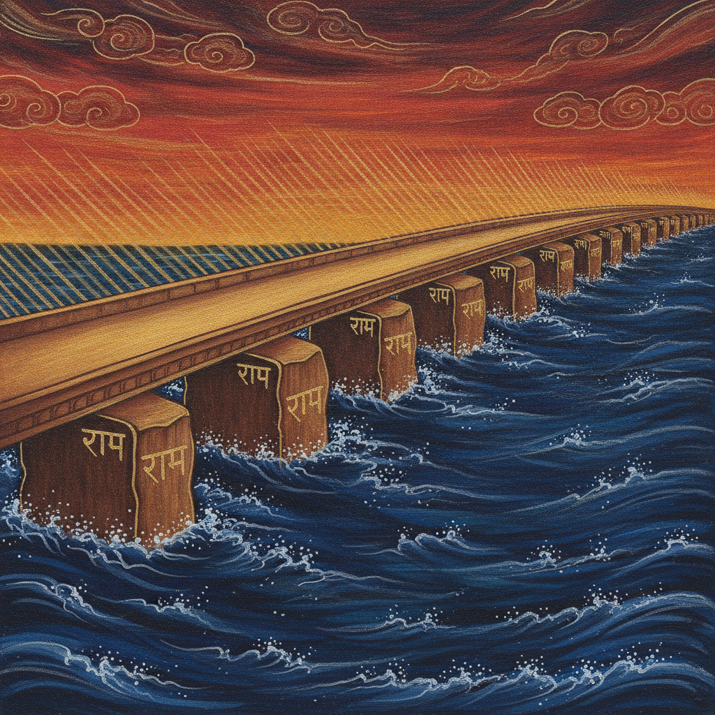 The Infinite Bridge of Absolute Surrender by Hanuman