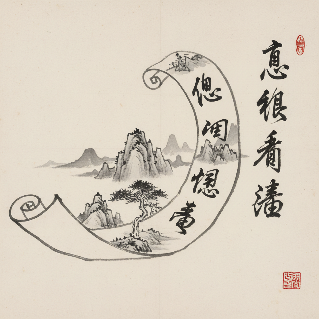 The Heart-Mind's Unfurling Scroll by Wang Yangming