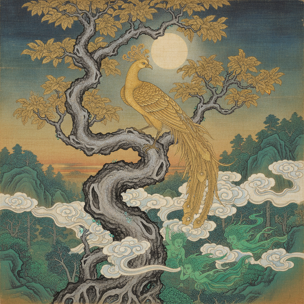The Golden Sovereign of the Moonlit Canopy by Wu Zetian