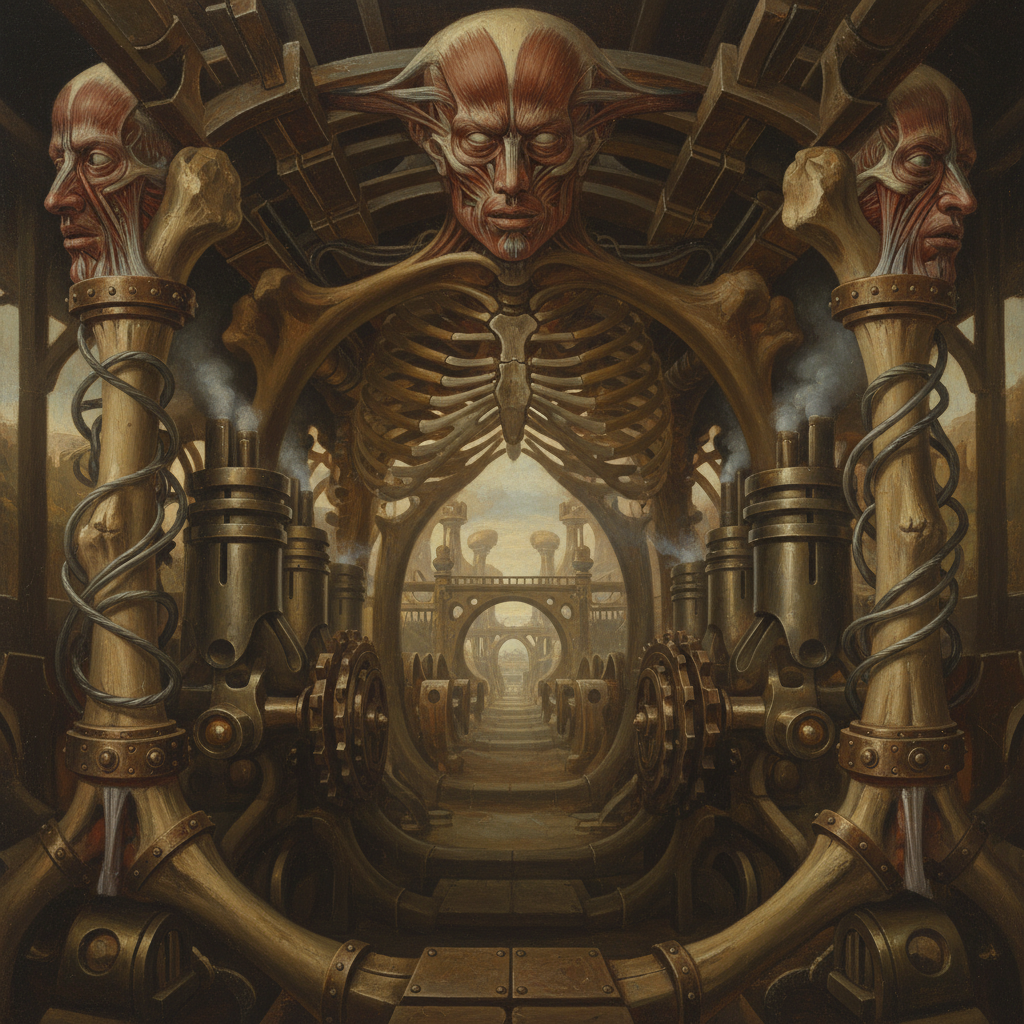 Vitruvian Leviathan: Brunel's Arteries of Empire by Leonardo da Vinci