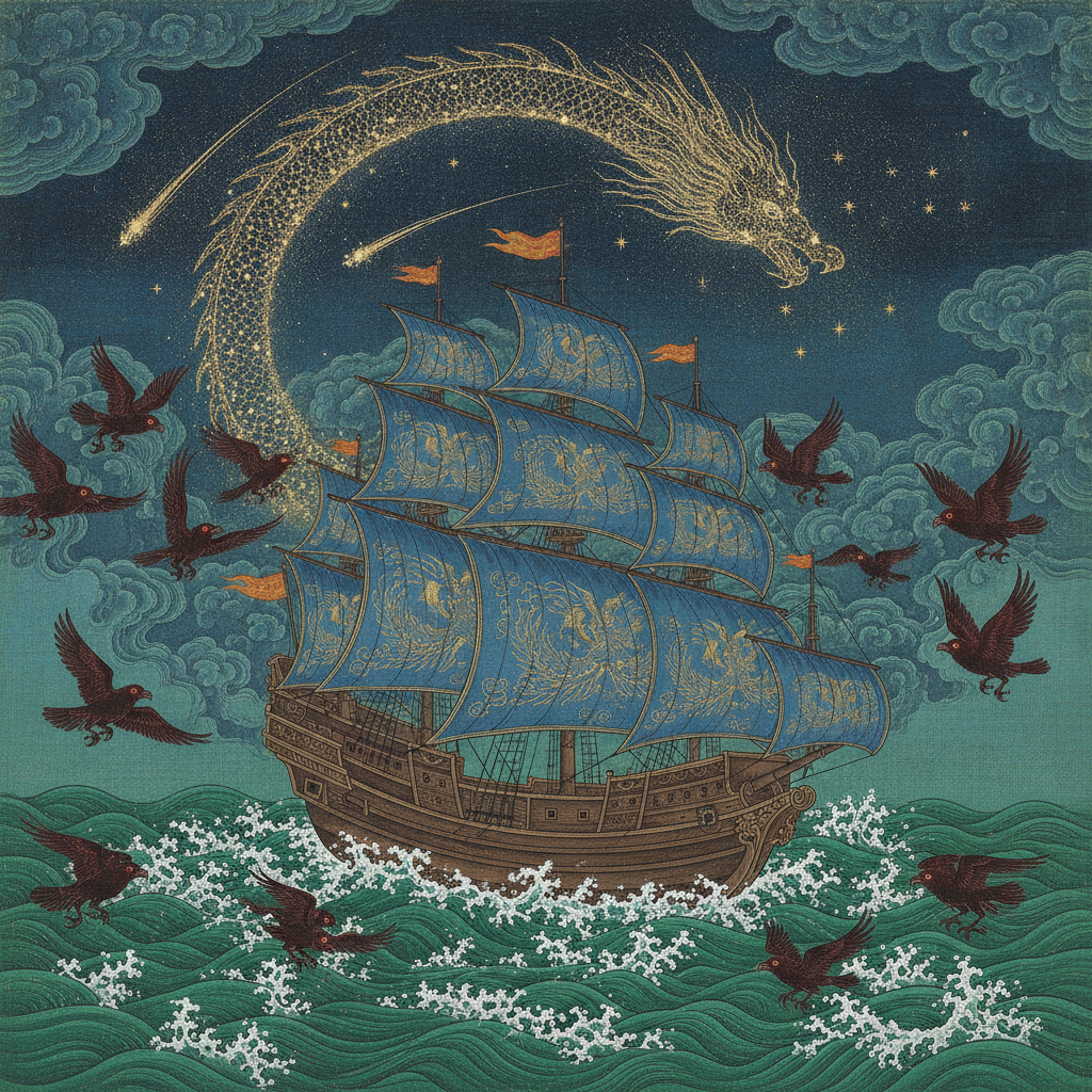 The Nine-Heaven Guardian and the Western Horizon by Zheng He
