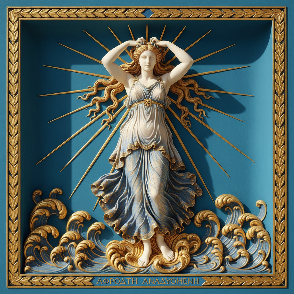 Aphrodite Anadyomene: The Radiant Emergence by Apollo
