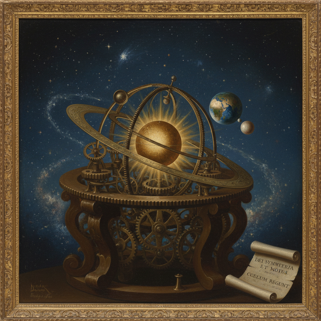 Dei Symmetria et Motus: The Celestial Orrery Unveiled by Galileo Galilei