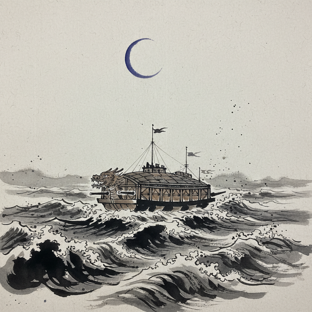 The Steadfast Geometry of the Tides by Yi Sun-sin