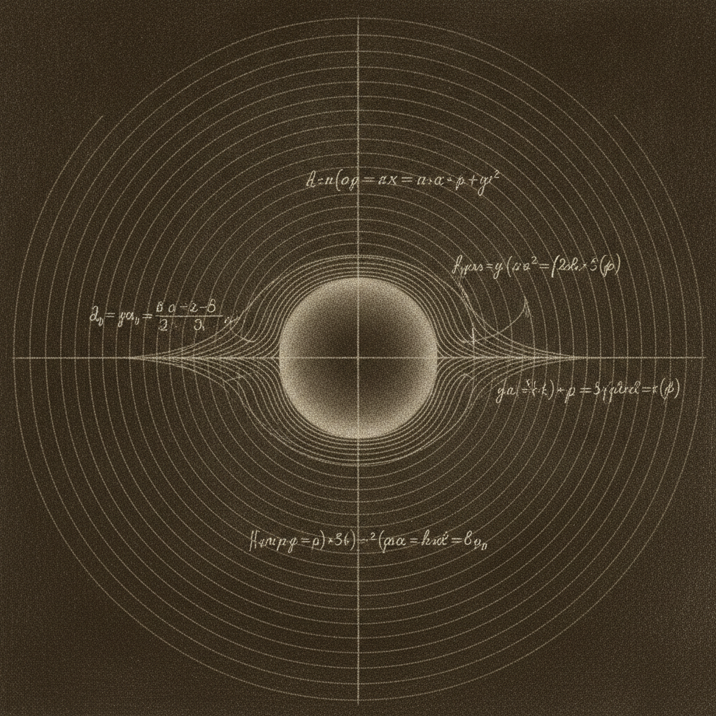 The Symphony of Spacetime Curvature by Albert Einstein