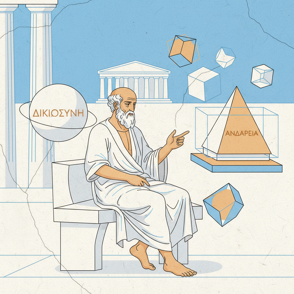 The Forms of Virtue: A Geometrical Inquiry by Socrates
