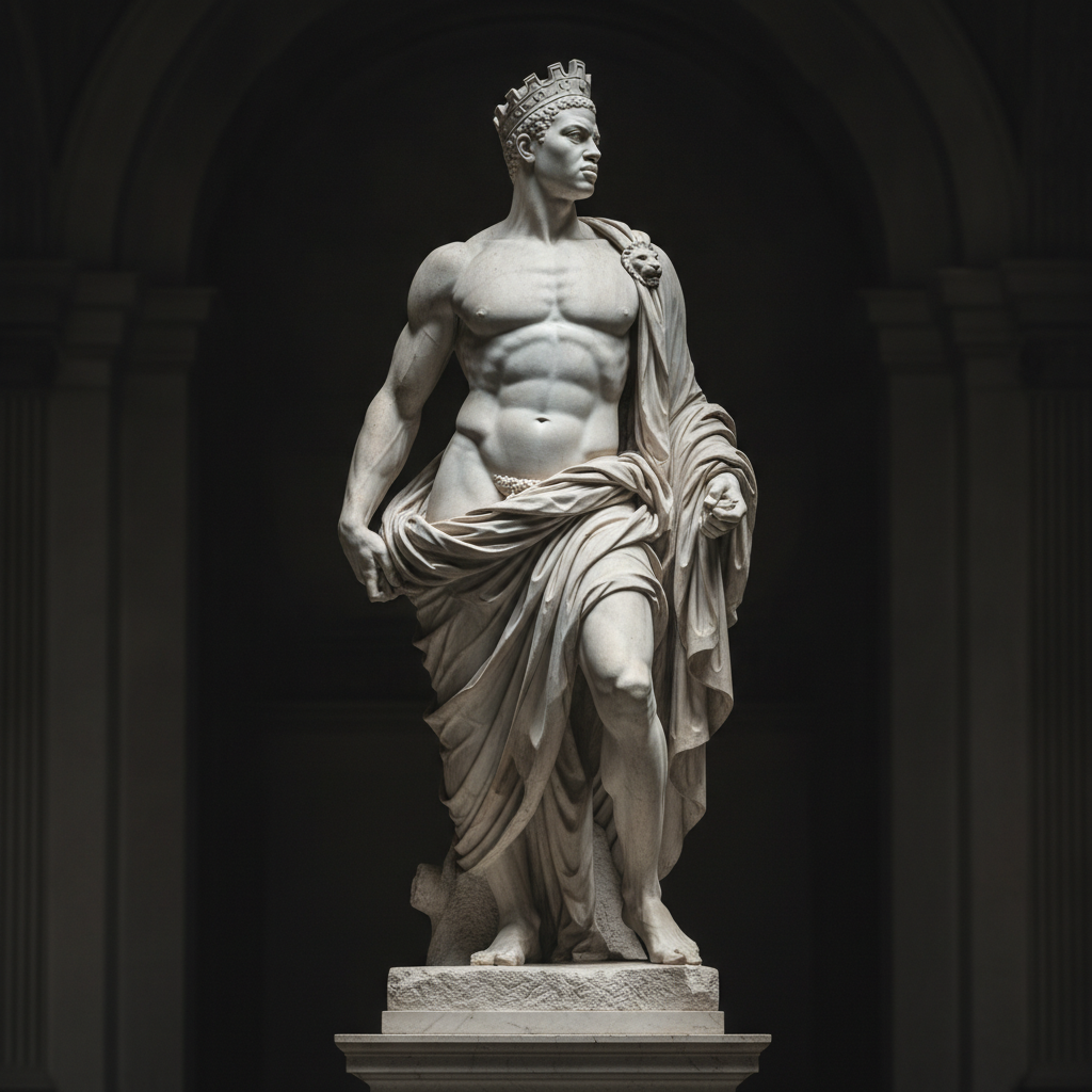 The Lawgiver of the Sahara by Michelangelo
