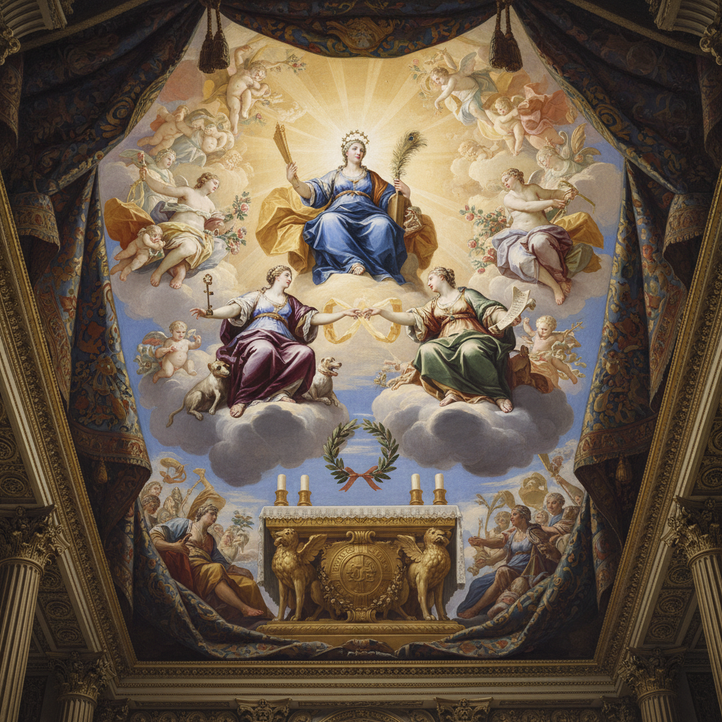 The Matron's Regal Ascent by George Frideric Handel