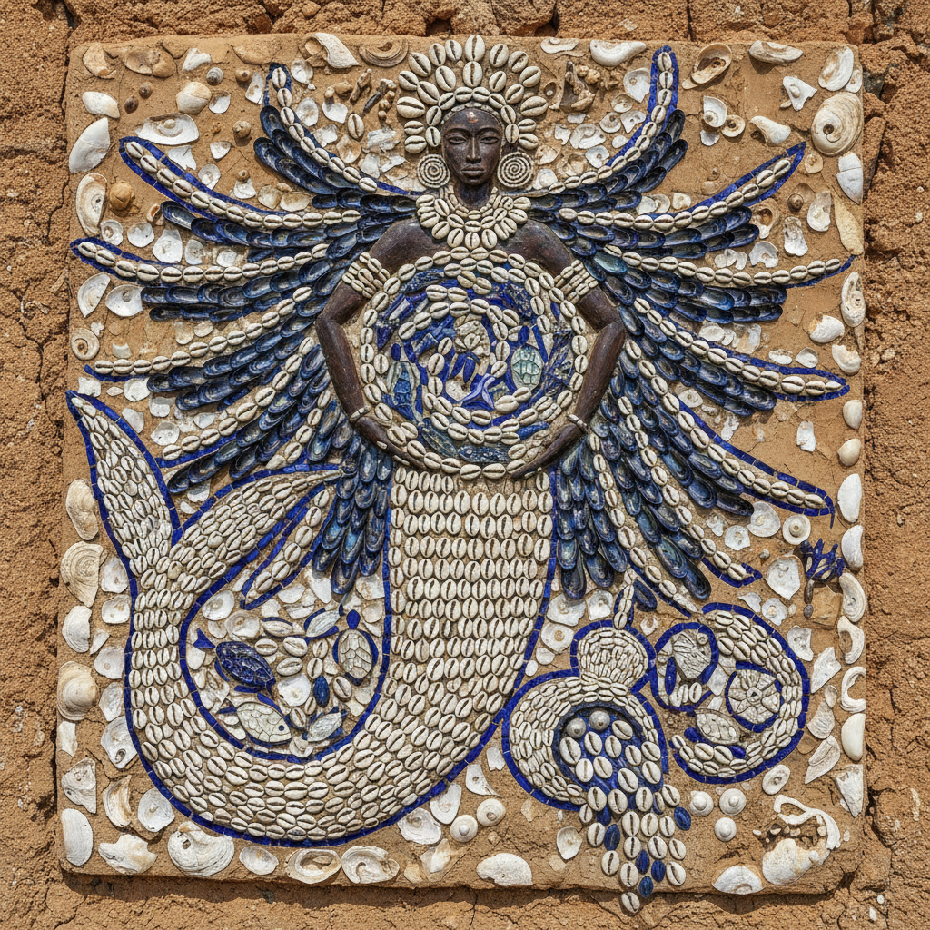 Silver Embrace of the Mother Tide by Yemoja