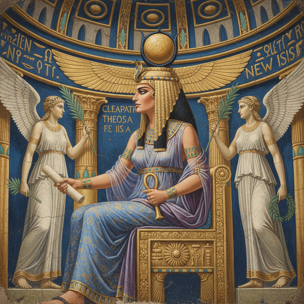 Sovereign Sophia: The New Isis Enthroned by Cleopatra