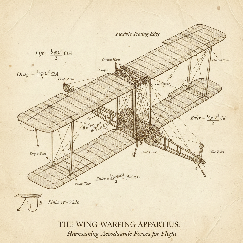 The Wing-Warping Mechanism: Structure for Soaring Grace by The Wright Brothers