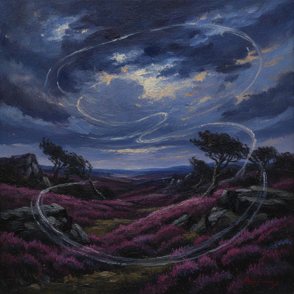 The Invisible Fields of the Storm by Emily Brontë