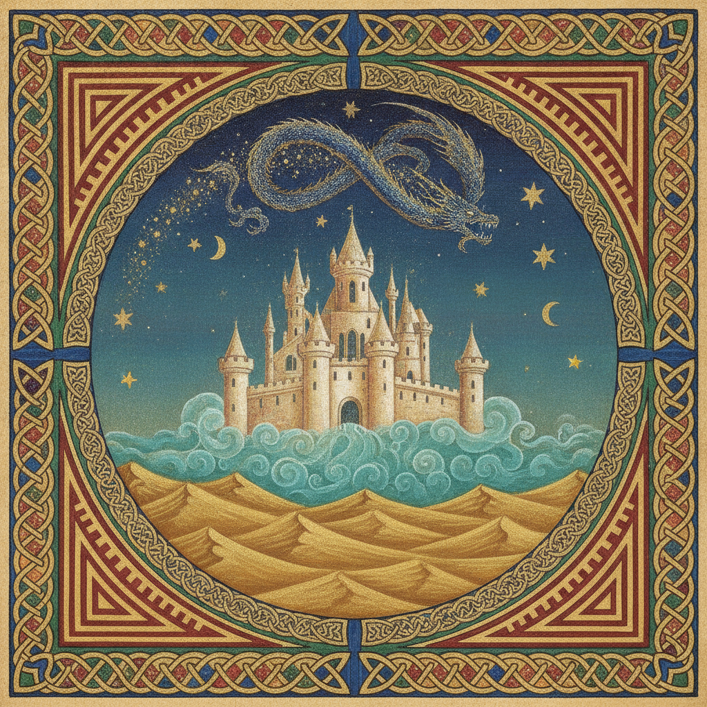 The Golden Mirage of Avalon's Horizon by Merlin