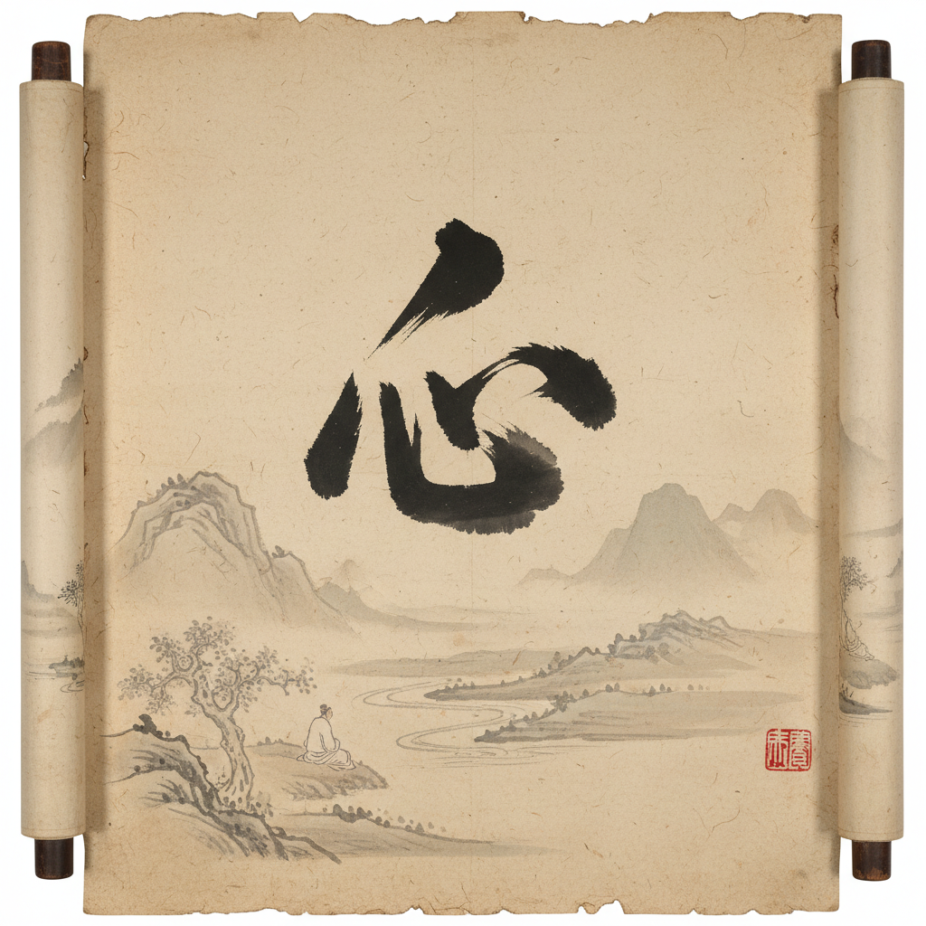 The Heart's Enduring Landscape by Cai Lun