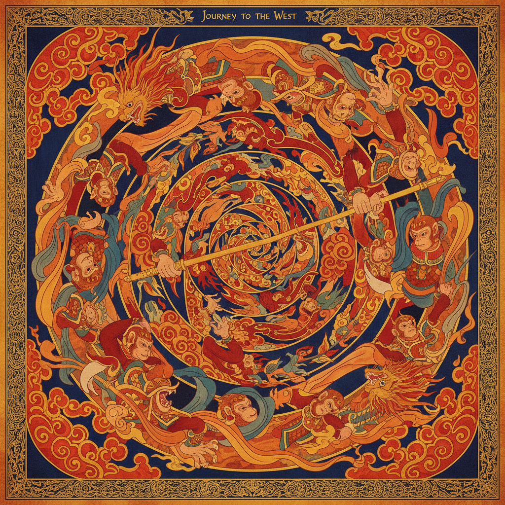 The Infinite Labyrinth of the Monkey King's Saga by Scheherazade