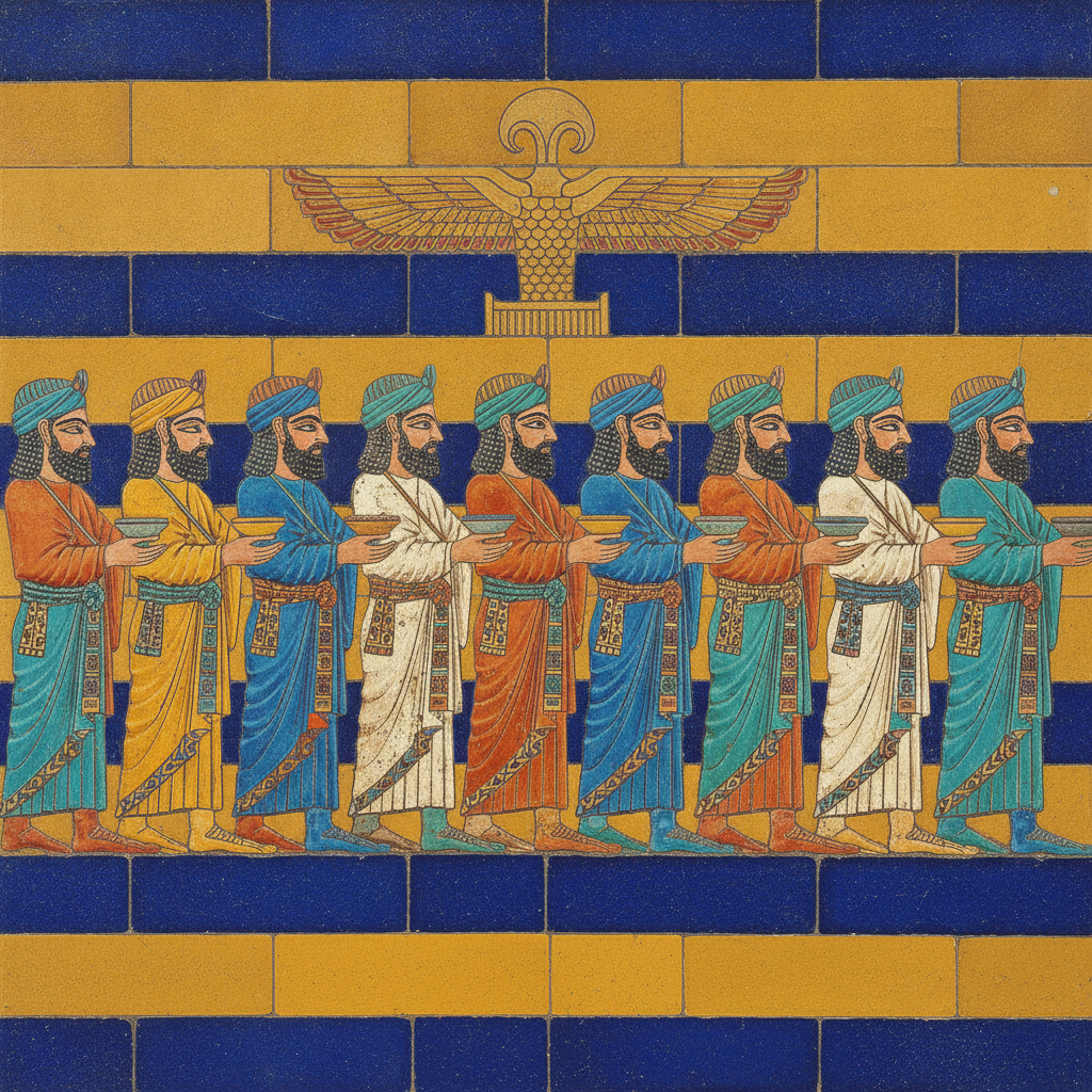 The Tapestry of Diverse Crowns by Cyrus the Great