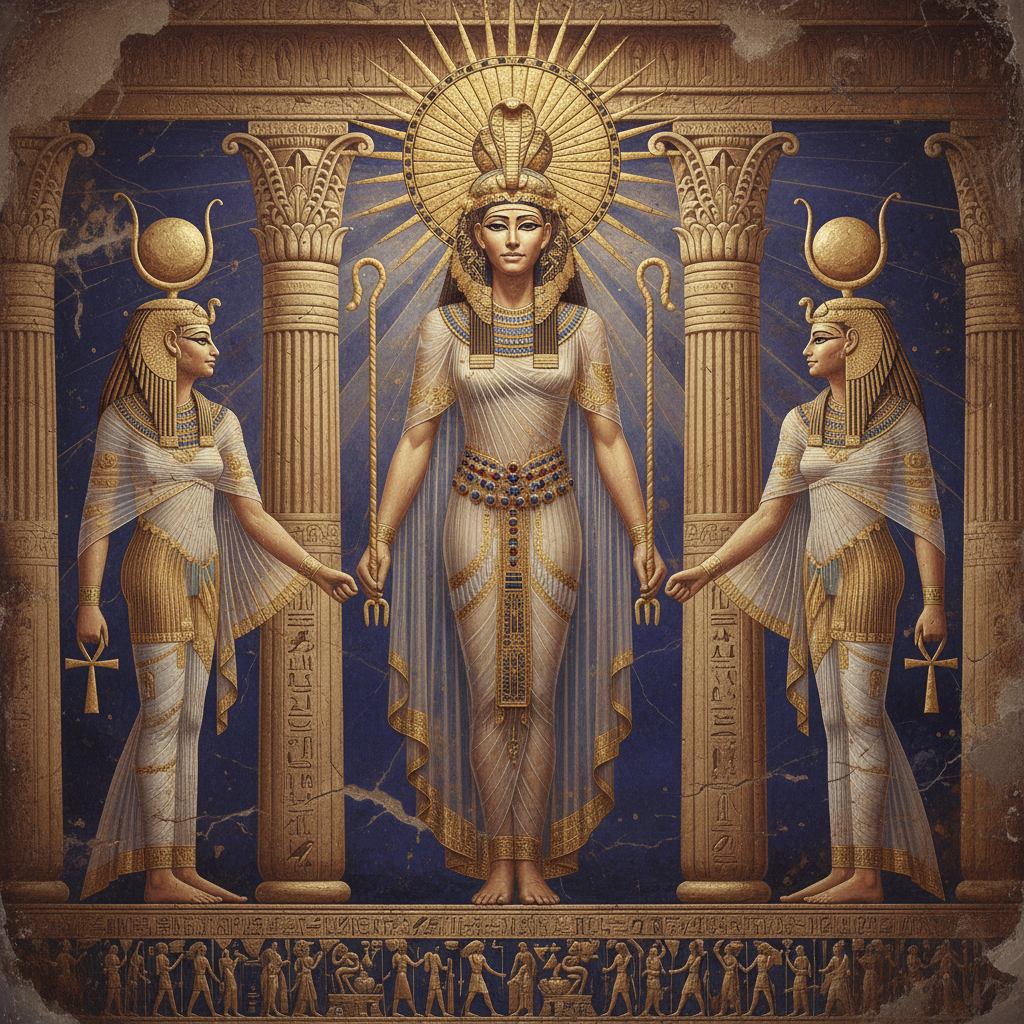 The Crown of Helios and Ra: Anointed by Dawn by Cleopatra