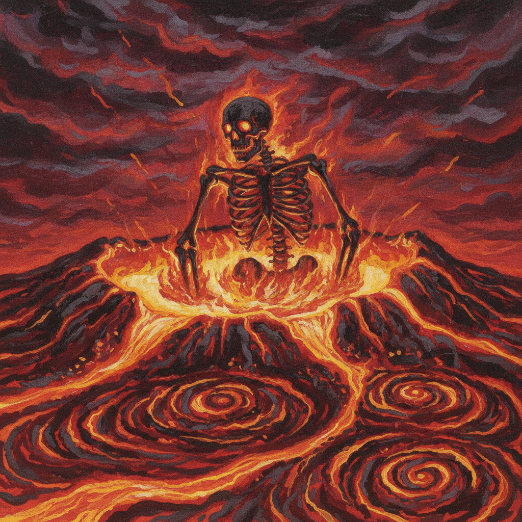 Crossroads of Magma and Bone by Pele