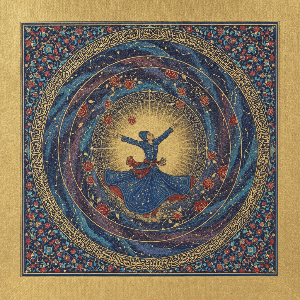 The Golden Spiral of Mercy by Rumi