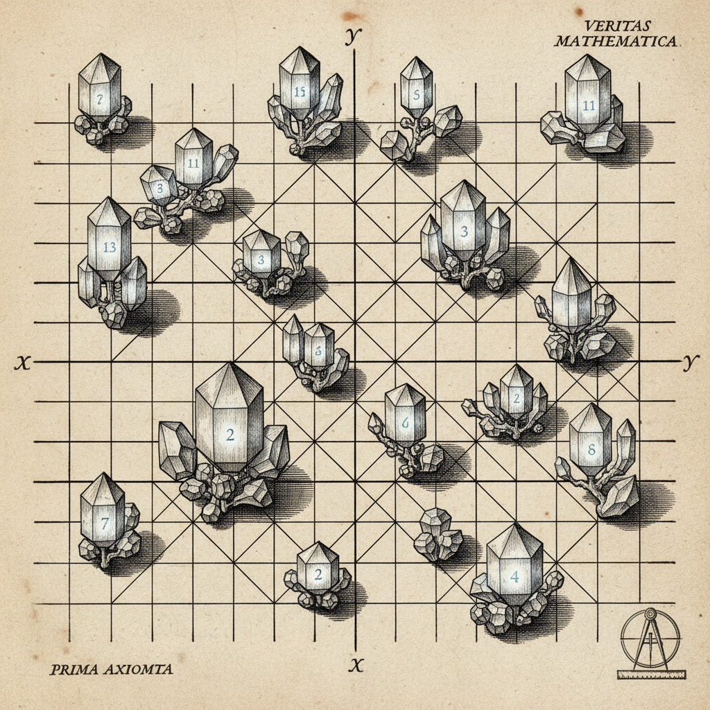 The Cartesian Grid of Numerical Verities by René Descartes
