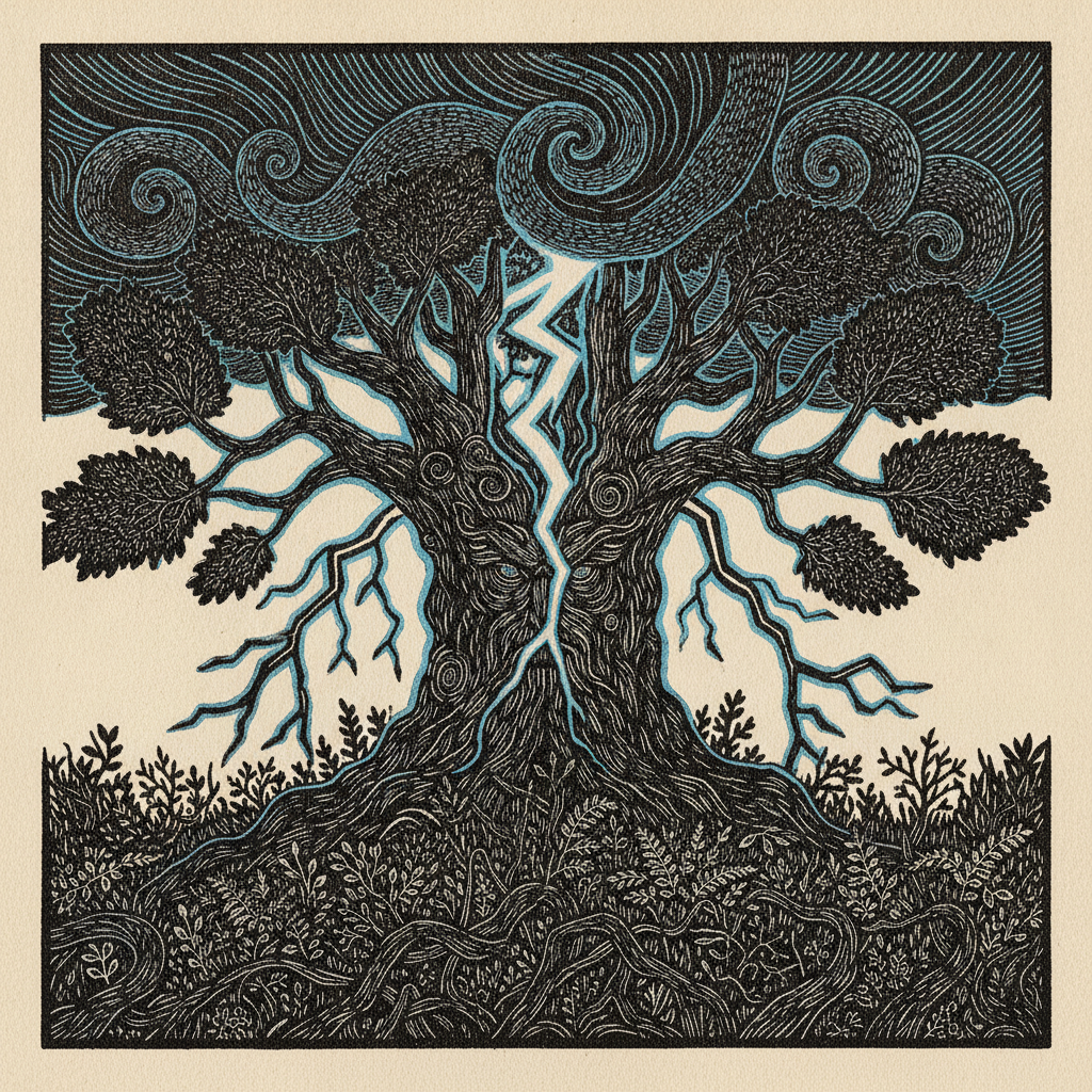 The Thunder-Split Oak of Walden by Thor