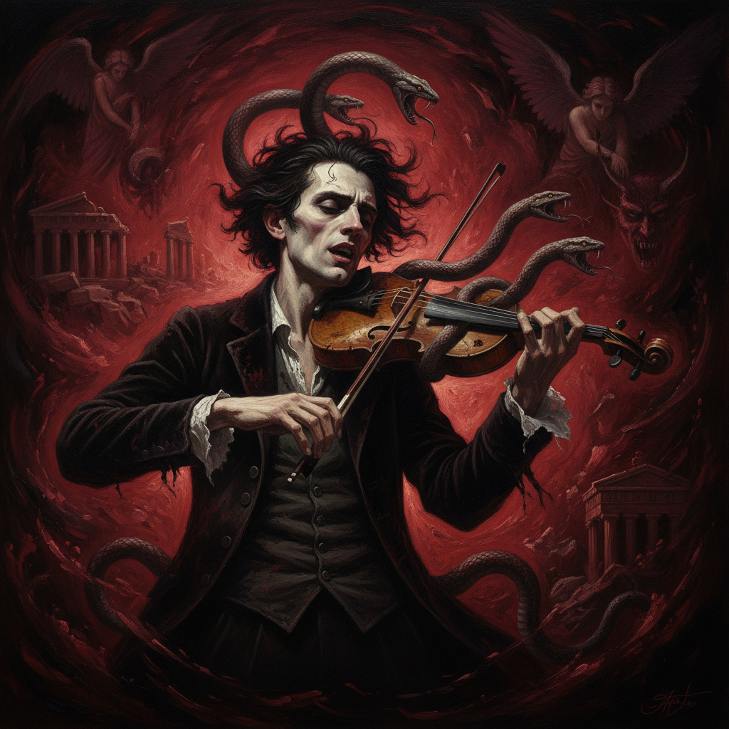 Metamorphosis on a Single String by Niccolò Paganini