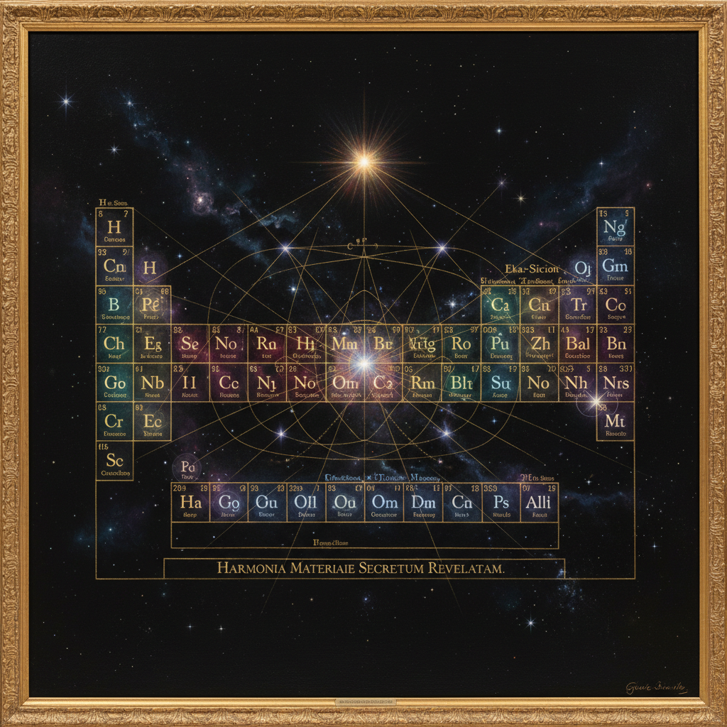 Harmonia Materiae Secretum Revelatam: The Unveiled Symphony by Dmitri Mendeleev
